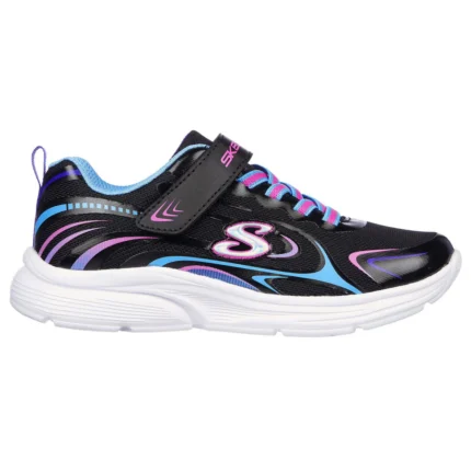 Skechers 303520 Girls Trainer-Black Multi